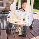 Little Tikes Cloud Collection Cozy Truck – White, Classic Foot-to-Floor Ride-On Truck for Toddlers with Sturdy Wheels, Easy-Grip Steering, Durable Indoor/Outdoor Design, Fun Interactive Features