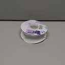 TONIFUL 1-1/2 Inch Wide White Wired Chiffon Ribbon Sheer Organza Ribbons for Crafts Floral Bouquets Wedding Car Party Decorations Valentine's Day Gift Wrapping Bow Making Tree Wreaths Decoration, Pack Of 2