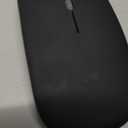 WREANU Wireless Bluetooth Mouse Rechargeable Laptop Mice with LED Lights Silent Slim Use(BT5.2 and 2.4G Portable USB) Dual Mode Computer Mouse for Laptop/iPad/Tablet/Apple/Computer/Mac (Black)