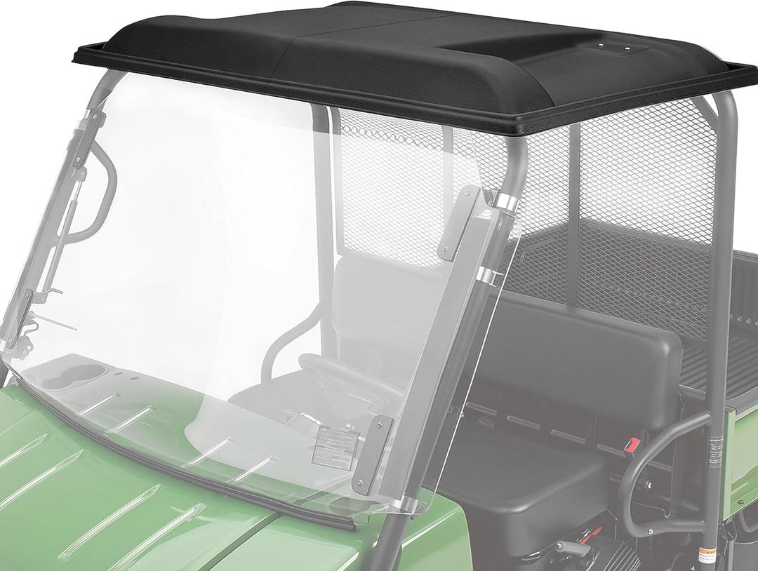 Sport Hard Roof Top for Kawasaki Mule 1990-2021, Roof Hard Top Sun Visor Dustproof for 1990-2021 Kawasaki Mule 4000 4010 3000 3010 3020 2520 2510 2500 Accessories, Replace OEM #KAF30-030A