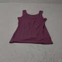 ANRABESS Womens Sleeveless Scoop Neck Tank Top Ribbed Fitted Summer Basic Slim Cute Tops 2025 (Medium, Dark Purple)