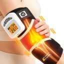 CAMECO 2in1 Cordless Elbow Massager with Heat for Tennis Elbow & Tendonitis Pain Relief, 5000mAh Battery & 104℉140℉ Arm Heating Pad Sleeve with Vibration, Rechargeable Heated Elbow Wrap Brace