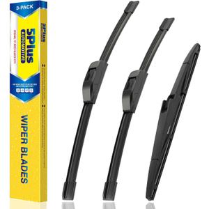 5 PLUS Windshield Wipers Replacement for Kia Telluride 2023-2020 / Kia Sedona 2021-2015 Premium All-Weather Front & Rear Wiper Blades 26"+18"+13"-OEM Original Factory Quality(Set of 3)