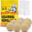 PJCFDOP Squirrel Repellent Outdoor, Squirrel Repellent for Attic, Chipmunk Repellent Outdoor, Keep Squirrels Out of Potted Plants,Squirrel Deterrent for Garden, Covers Up to 125 Sq Ft-10 Packs.