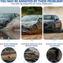 Carbon Steel Engine Splash Shield Fit for Hyundai Sonata 2020-2024, Engine Case Guard Under Engine Cover, Front Engine Guard Mud Flaps Including Screw Hardware.