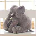 BOOJALOO Giant Stuffed Animals Doll Elephant Stuffed Animal, 24" Stuffed Elephant Plush Toy Gifts for Girls Boys Gray