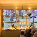 JMEXSUSS 100 LED String Lights Indoor Bedroom, 8 Modes Warm White Christmas Lights Plug in, 33ft Connectable Room Fairy Twinkle Light Outdoor for Mirror Room Home Garden Xmas Tree