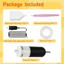 Electric Vacuum Diamond Art Painting Pen with Adjustable Suction, Diamond Art Kits for Adults, Epainter Diamond Painting Pen Without Wax, Diamond Art Accessories Tool with Storage Trays(Pink)