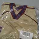 Marvel Men's Athletic Jersey Shirt V-Neck T-Shirt (Beige)