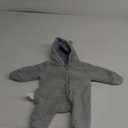 Newborn Baby Jumpsuit Hooded Fleece Rompers Long Sleeve Onesies Outwear Outfits 66/44