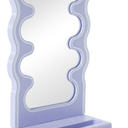 Wireless Induction Speaker 5-in-1 Bluetooth Speaker with Phone Holder, Surround Sound, 3500mAh, 8 RGB Ambient Lights, 360° Adjustable Stand, Holder for iPhone/Android/iPad Gifts for Men Women (White)