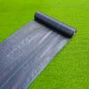 6ftx100ft Weed Barrier Landscape Fabric Heavy Duty, Premium 3.2oz Black Weed Barrier Fabric Garden Landscaping Fabric