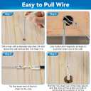 Feekoon 1 Pack Wet Noodle & Retriever Flexible Magnetic Pickup Tool, Fish Chain Flexible Magnetic Retriever Expandable Retrieval Hook for Wire Through Wall Wiring or Item Pickup