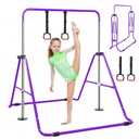 Expandable Gymnastics Bars, Adjustable Height Gymnastic Horizontal Bars
Gym Junior Training Bar with Rings, Sturdy Children's Folding Training for Home Use