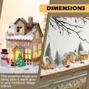 Village Collection Accessories Six Socket Light Set, 108 Inch, 8 White Replacement Bulbs. for use with Various Village Series