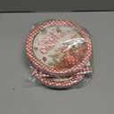 Christmas Gingerbread Plates and Napkins,Christmas Decorations Red Black Buffalo Plaid Ice Cream Sweet Christmas Gingerbread Man Tableware for Xmas Winter Holiday Party Supplies Decor