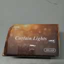 JMEXSUSS 300 LED Remote Control Curtain Lights, Plug in Fairy Curtain Lights Outdoor, Window Wall Hanging String Lights for Bedroom Indoor Dorm Backdrop Wedding Party Patio Christmas Decor, Warm White