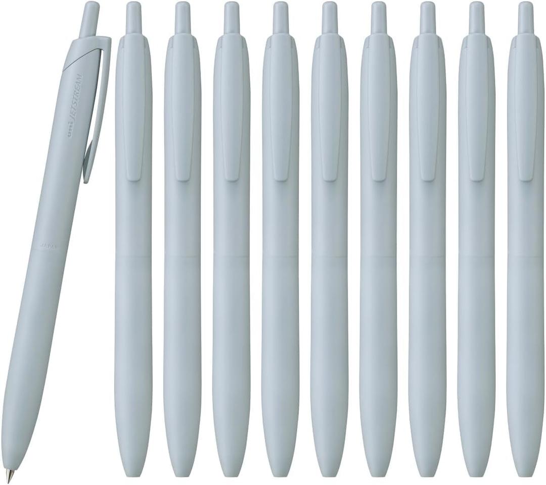 Uni Jetstream Single Ballpoint Pen, Equipped with 0.7mm Lite Touch Ink (Black), Light Blue, SXNLS07.8, Set of 10 Uni Jetstream Single Ballpoint Pen, Equipped with 0.7mm Lite Touch Ink (Black), Light Blue, SXNLS07.8, Set of 10