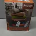 Heated Blanket Queen Size, 84"x90" Electric Heating Soft Dual-Sided Flannel Machine Washable Blanket, 12 Heat Levels & 12 Hours Auto Off, Soft Warm Flannel Blanket, Overheat Protection with ETL & FCC (Deep Gray & Light Gray)