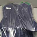 DONAMA Cervical Pillow for Neck and Shoulder,Contour Memory Foam Pillow,Ergonomic Neck Support Pillow for Side Back Stomach Sleepers with Pillowcase (Queen Size 24.8"Lx14.96"Wx5.51"H, Dark Blue)