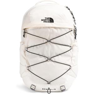 The North Face Women's Borealis Commuter Laptop Backpack - Everyday Travel Bag, Laptop Sleeve, Reflective Details, Gardenia White/TNF Black-NPF, One Size