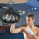 Benelabel Boxing Speed Bag with 360 Swivel Mount Premium Leather Boxing Speed Bag with Hanger and Inflator - Easy to Install and Use - Improve Your Speed and Reflexes