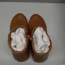 LseLom Girls Ankle Boots Kids Ankle Booties Bow Side Zipper Low Heel Outdoor Warm Shoes, Size: 13 Little Kid