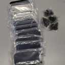 goldenwarm 12 Pack Interior and Exterior Door Hinges, Matte Black Door Hinges 4 inch x 4 inch with 5/8" Radius Corners