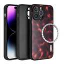 Aijohnny Tortoiseshell Phone Case for iPhone 14 Pro,[Full Camera Protection],[Compatible with Magsafe], TPU Protective Shockproof Phone Cover, Lightweight Slim Case for Women (for iPhone 14 Pro)