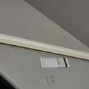 LazBlinds Cordless Cellular Shades, No Tools No Drill Light Filtering Honeycomb Shades Pleated Blinds for Windows, 34'' W x 48'' H, Cream