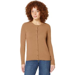 Amazon Essentials Women's Lightweight Crewneck Cardigan Sweater, XS