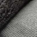 Ophanie Area Rugs 9x12 Living Room, Large Grey Bedroom Carpet, Big Shag Indoor Thick Soft Nursery Rug, Gray Fluffy Carpets for Boy and Girls Room Dorm Home Decor Aesthetic