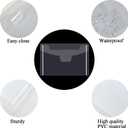 20 PCS 9.4 x 7 Inch Large Die Cut Storage Envelopes with 0.7 mm Thick Magnetic Sheets for Die Storage, Clear Die Storage Pockets and Magnet