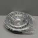 4 Pack (2) 6" & (2) 8" Electric Stove Burner Covers, Drip Chrome Pan Set Replacement for GE/Hotpoint WB31T10010 and WB31T10011