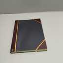 National Texhide Series Record Book, Black, 10" x 8", 300 Numbered Pages (56231)