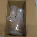 QWORK Plastic Conical Flask Set 50ml 100ml 500ml  Semi-Transparent Lab Flask for Teaching, Demonstration & Display