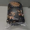 Bedsure Comforter Set Queen Size - Floral Bedding Comforter Set, 3 Pieces, 1 Soft Black Comforter and 2 Pillow Shams