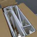 3 Ring Binder 2 Inch, ViVin Sturdy 2"-Round Ring Binder with 2 Interior Pockets, Clear View Cover, PVC-Free, Fits 400 Sheets of 8.5'' x 11'' Paper, Office Home School (6 Pack, White)