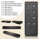 New Replacement Remote Control for Bose TV Speaker/Bose Solo Soundbar Series II(Batteries Not Included)