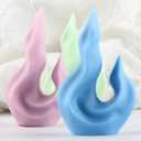 XIAOSHUI Coral Candle Mold Coral Silicone Candle Molds Coral Resin Casting Mold for Candle Home Decorate Candle Making Aromatherapy Gypsum Wax Resin Clay Craft