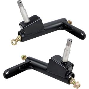 Left&Right Spindle Steering Knuckle For Coleman kt196 Go Kart Parts Fits For Coleman CK196-T, KT194, KT196,1 96cc 6.5 Hp Gas Powered Go-Karts, Replacement 4-Wheeler Quad Parts for Steering Spindle