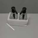 STARSIDE 16 oz Coffee Syrup Dispenser,2 pcs Clear Glass Syrup Bottle with 1/4oz Capacity Pump,Syrup Dispenser for Coffee Bar with Plastic Pump and Syrup Labels