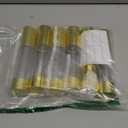 6Pcs 1.7oz/50ml Clear Airless Pump Bottles with Funnel and labels Sticker Travel Size Dispenser Refillable Cosmetic Containers For Foundations, Cream, Serums, Shampoo(Gold)