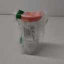 Tervis Clear & Colorful Lidded Made in USA Double Walled Insulated Tumbler Travel Cup Keeps Drinks Cold & Hot, 24oz, Orange Lid