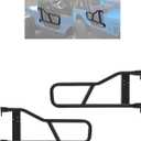 ECOTRIC Tubular Doors Compatible with 1987-2006 Jeep Wrangler YJ TJ Tubular Half Doors Tube Door Steel Left & Right Simple Off-Road Style