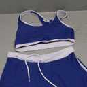 Womens Sport Two Piece Swimsuits Racerback Tops Boyshort Bottom M