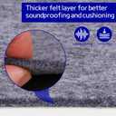 Non Slip Rug Pad 9 x 12 Ft, Extra Large Felt Under Rug Cushioning, Carpet Padding for Area Rugs on Hardwood, Laminate & Tile Floors, Keeps Rugs Secure