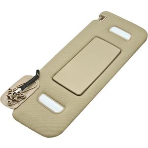 Beige Left Driver Side Car Sun Visor Fits for 2007-2014 Cadillac Escalade Chevy Tahoe GMC Yukon 2007-2013 Chevy Avalanche Silverado GMC 1500 2500HD 3500HD, Replaces 22850306