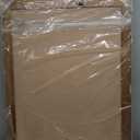 Excello Global Products 40" x 60" Wooden Wall Mounted Folding Whiteboard, Magnetic, Double-Sided, Brown