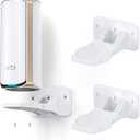 XLTTYWL Orbi WiFi 7 Wall Mount Kit, Orbit 7 Mount Bracket Optimize Space Compatible with Orbi Wi-Fi 7 Mesh Systems & All Net Gear Nighthawk Wi Fi 7 Routers(RBEWMB-10000S) (White, 2 Pack)